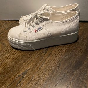 Superga’s, size 7.5, worn a few times, great condition!